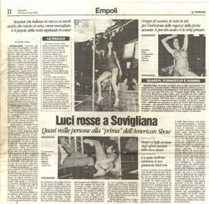 American Show Lap Dance Toscana Il Tirreno 28-12-04  